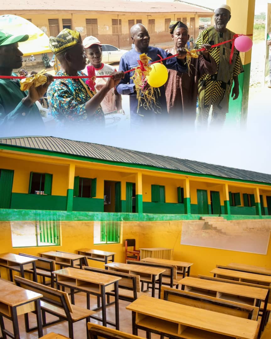 Agboworin Commissions Block Of Six Classrooms In Ibadan, Calls for Greater Attention To Education