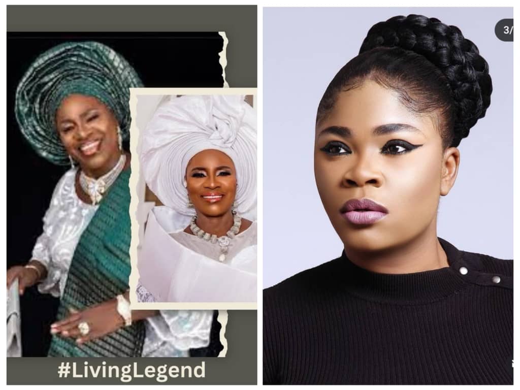 Eniola Ajao Celebrates Living Legend Mama Rainbow, Shares Adorable Pictures