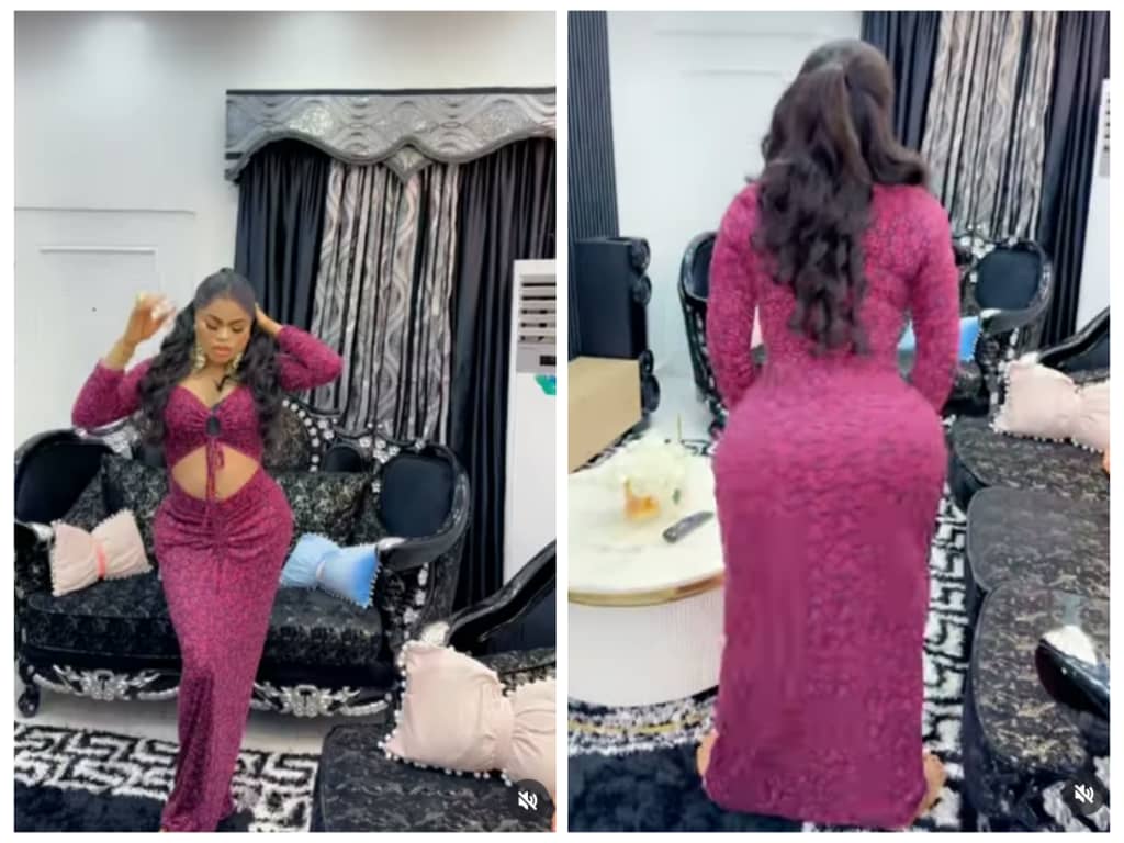 Ladies, I wanna go for one more round- Popular Crossdresser Bobrisky Says As He Flaunts His Backside