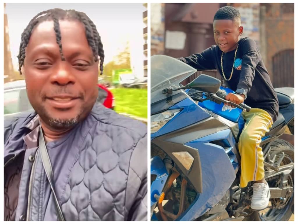Popular Actor, Kunle Afod Celebrates His Cute Son On His Birthday, Shares Adorable Pictures