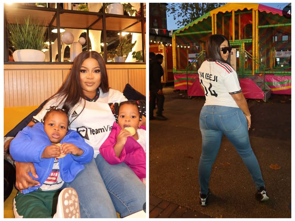 Fans react As Actress Oluwaseun Edun Flaunts Her Adorable Twins Online, Shares Lovely Pictures