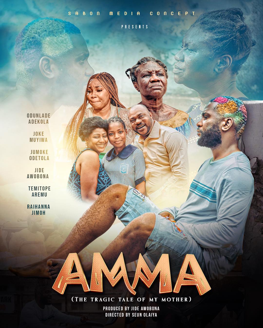 Nollywood actor Jide Awobona  releases his latest movie, “AMMA.”
