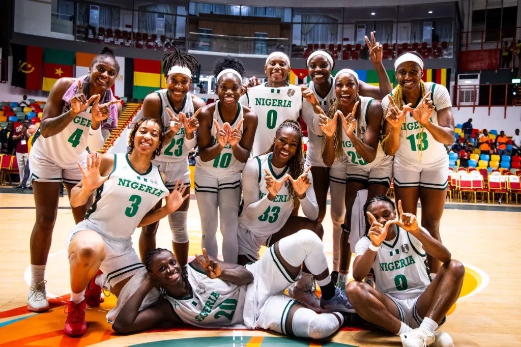 Tinubu, the First Lady, and others applaud D’Tigress for winning the Afrobasket tournament.